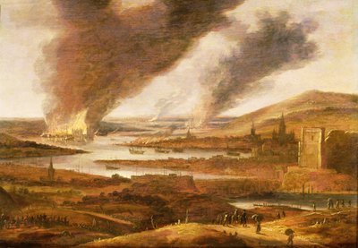 The Dutch in the Medway 1667 by Willem Schellinks